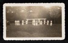 House of Comradeship group ceremony at Camp Leach